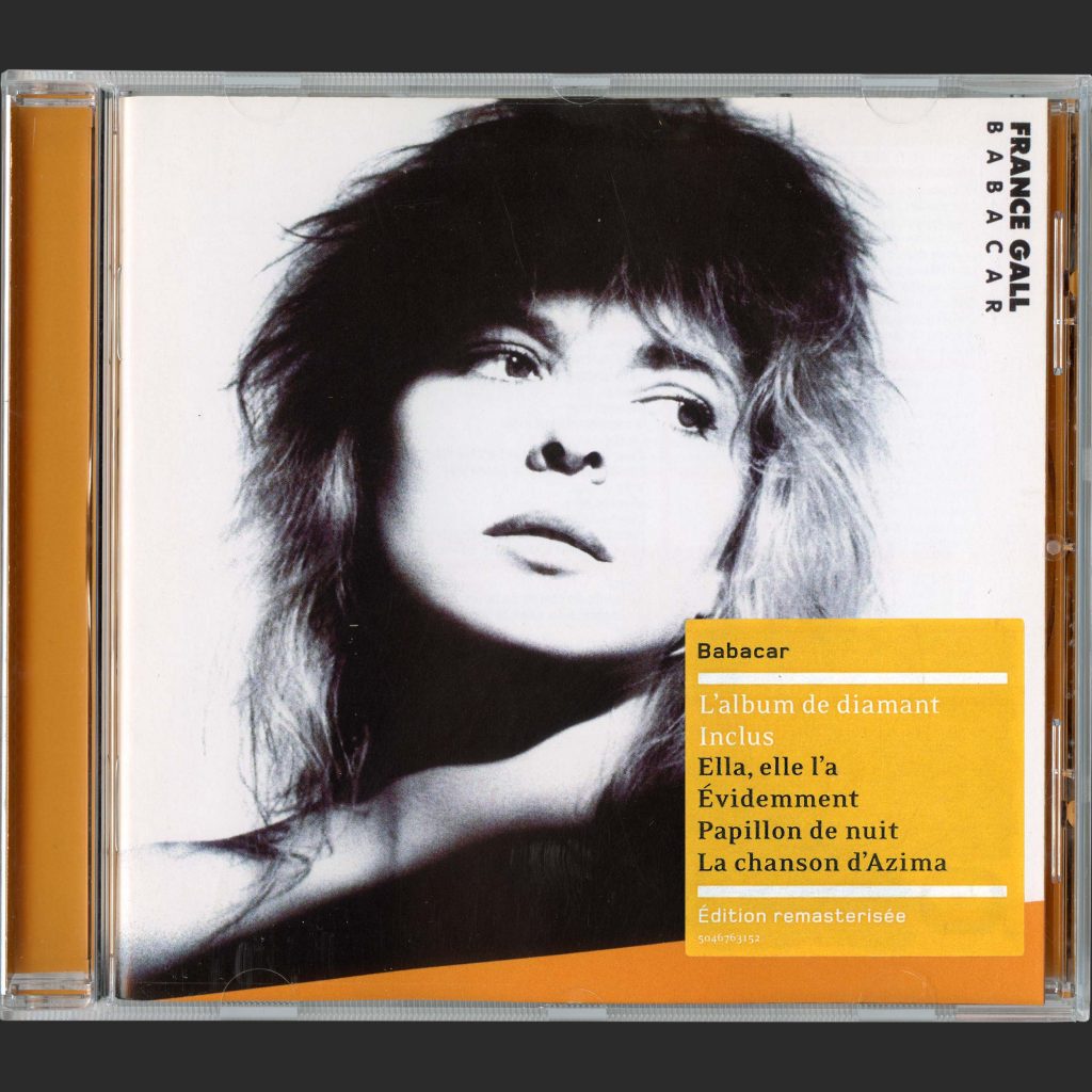 Edition CD en 2004 de Babacar, le 6ème album studio que Michel Berger a produit pour France Gall.