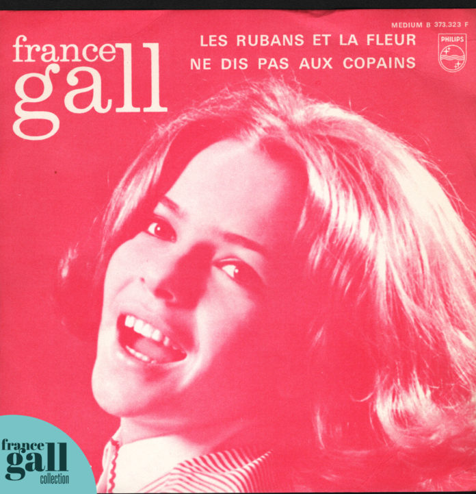 Ce 45 tours contient 2 titres de France Gall, dont le titre Les rubans et la fleur, composé par Robert Gall et Alain Goraguer.