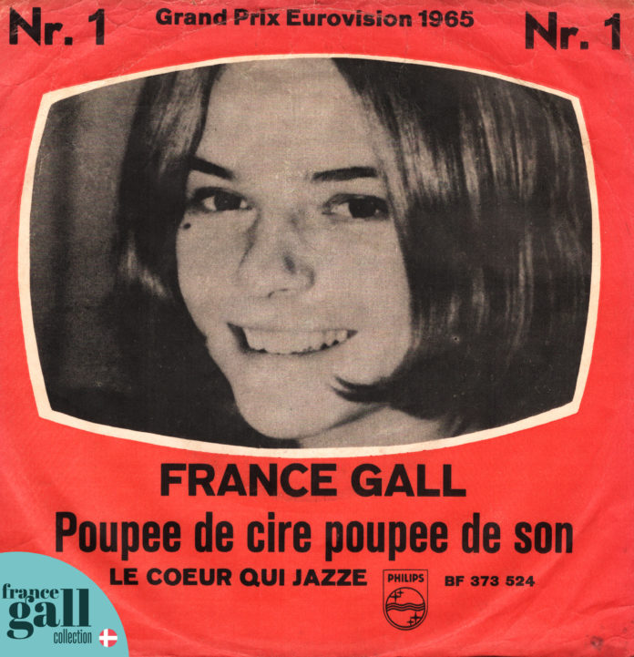 Poupée de cire, poupée de son est interprétée par France Gall le 20 mars 1965 devant près de 200 millions de téléspectateurs lors du Concours Eurovision de la chanson 1965.