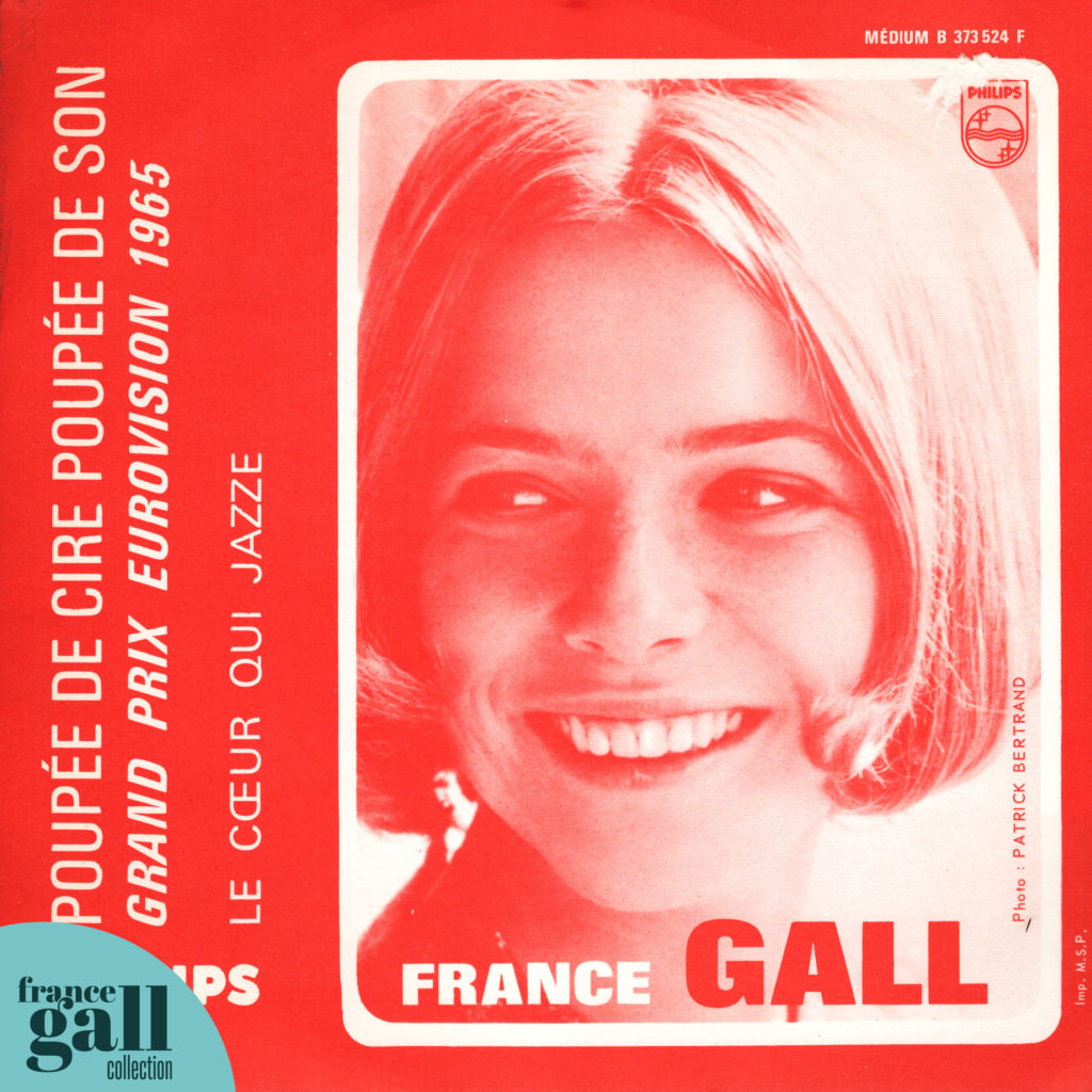 Ce 45 tours en édition jukebox contient 2 titres de France Gall, dont le titre Poupée de cire, poupée de son, 3e titre composé par Serge Gainsbourg.