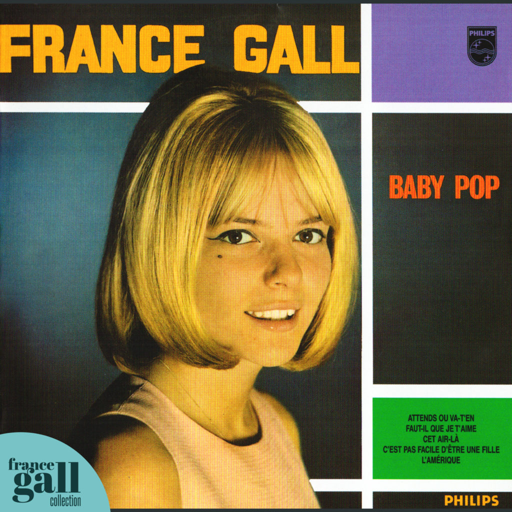 Baby pop est le cinquième album sur vinyle de France Gall, sorti en pleine période yéyé en octobre 1966. Cette édition en CD est parue en janvier 1998 avec un boitier spécial blanc ainsi que son disque, blanc également.