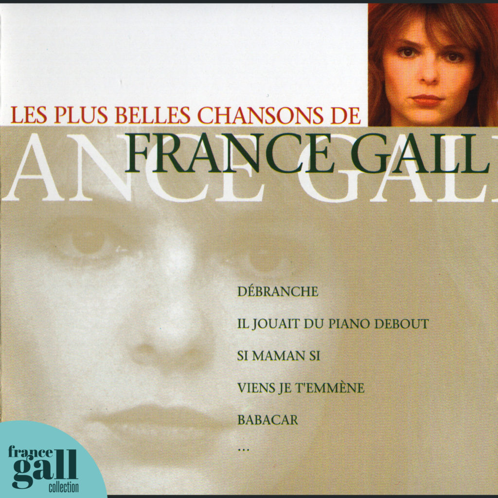 Sur la compilation Les plus belles chansons de France Gall, on retrouve des titres provenant des albums studio France Gall (1976), Dancing Disco (1977), Paris, France (1980), Tout pour la musique (1981), Débranche ! (1984) et Babacar (1987).