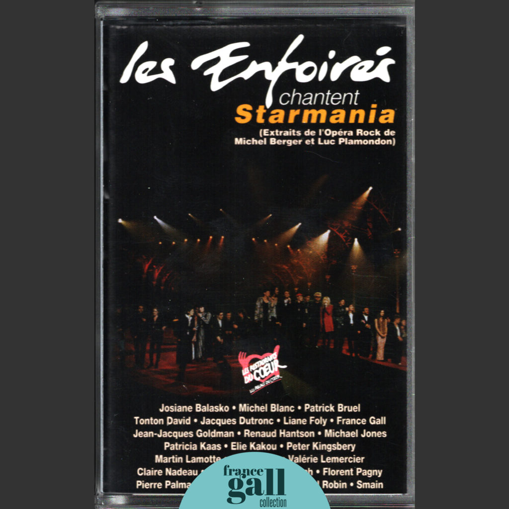 L'album cassette "Les Enfoirés chantent Starmania" a été enregistré le 26 février 1993 à la Grande halle de la Villette de Paris, et diffusé le 6 mars 1993 sur TF1.