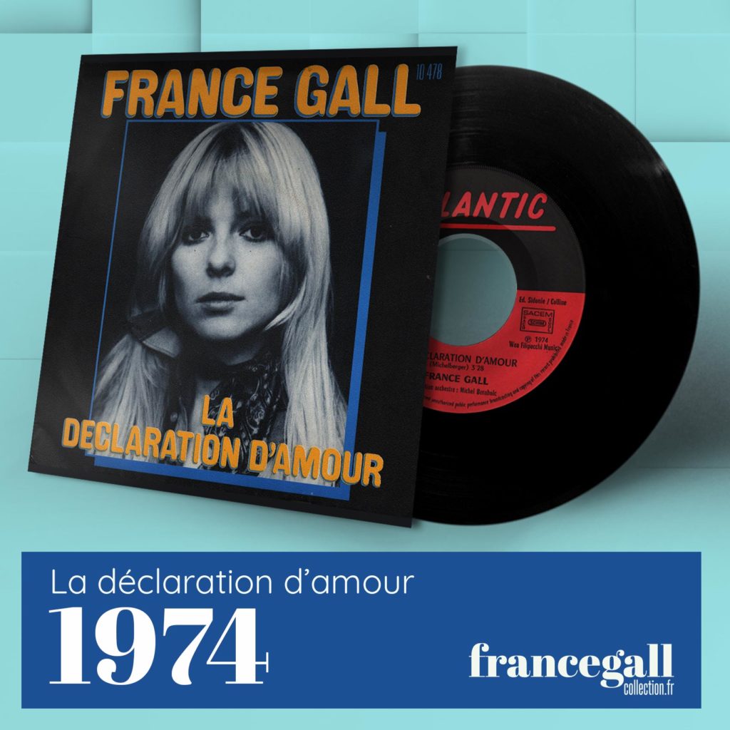 La déclaration d'amour est la première chanson composée par Michel Berger pour France Gall, sous la forme d'une véritable déclaration d'amour pour France Gall.