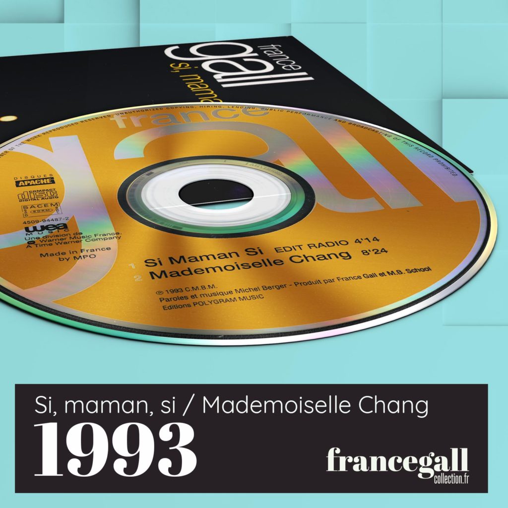 Ce CD single contient 2 titres extraits de l'album live Débranchée à Bercy 93. Le single contient les titres Si, maman, si et Mademoiselle Chang.