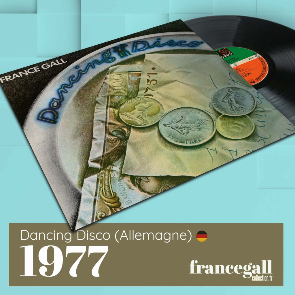 Ce disque est une édition 33 tours de Dancing disco pour l'Allemagne parue en 1977. Dancing disco est le second album studio que Michel Berger a produit pour France Gall en 1977.
