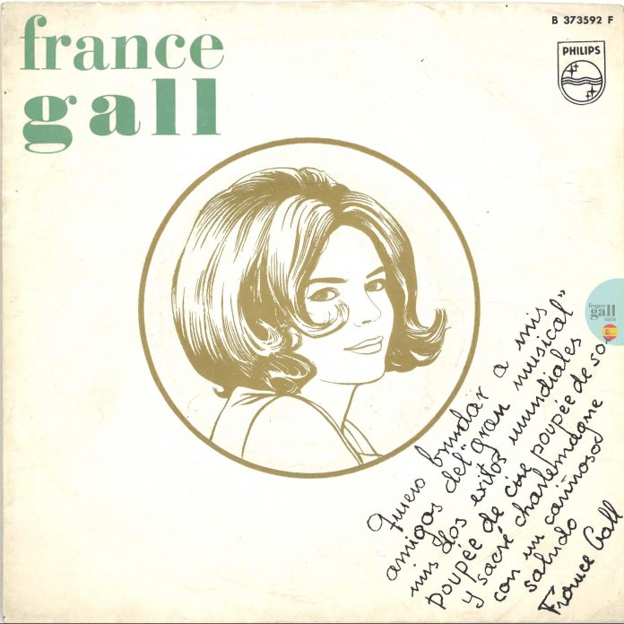 Ce 45 tours promotionnel provenant d'Espagne contient 2 titres de France Gall, dont le titre Poupée de cire, poupée de son, 3e titre composé par Serge Gainsbourg.