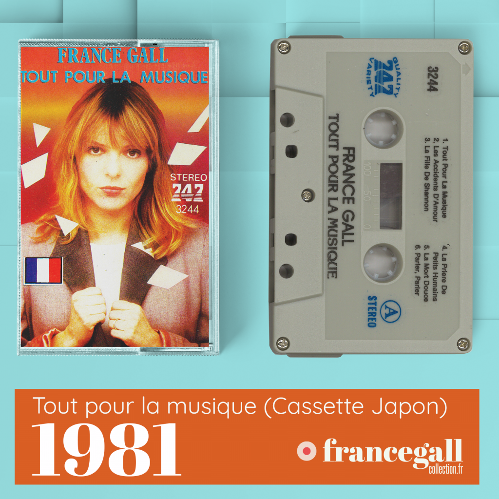 Cette cassette de l'album Tout pour la musique provient du Japon en 1981 et un doute persiste sur l'aspect officiel de cette édition car 5 titres qui ne proviennent pas de l'album original on été ajoutés.