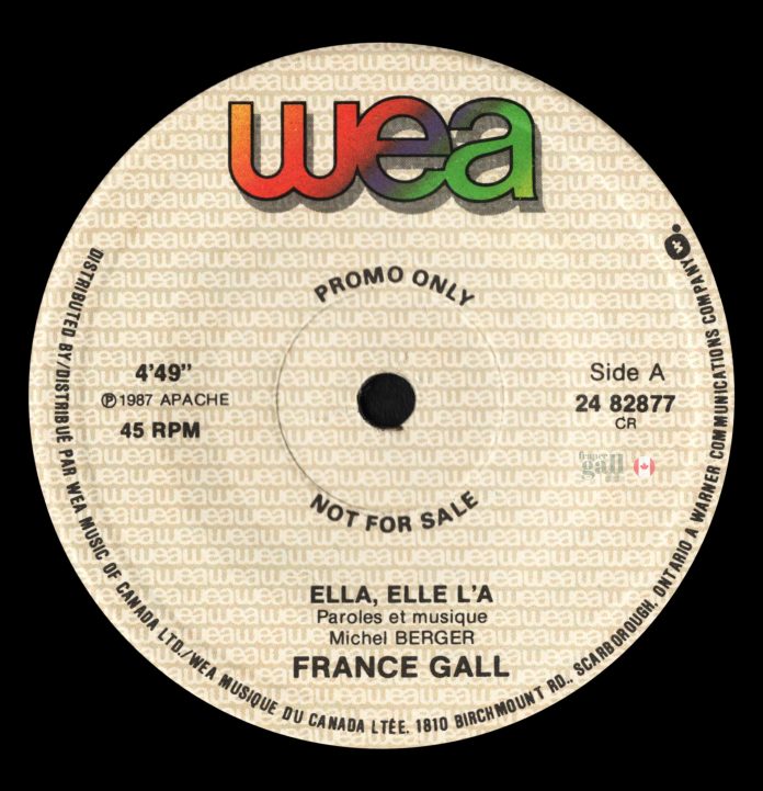 Ce 45 tours promotionnel provenant du Canada contient 2 titres de France Gall qui sont extraits de l'album Babacar édité en 1987. Babacar est d'inspiration humanitaire et a été écrite à la suite d'un séjour au Sénégal.