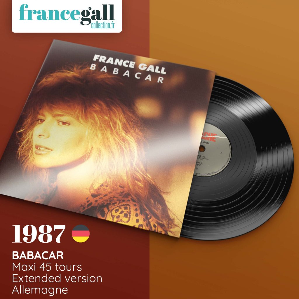 Ce 45 tours maxi en provenance d'Allemagne contient le 1er extrait de Babacar, le 6ème album studio que Michel Berger a produit pour France Gall, avec les titres Babacar et C'est bon que tu sois là.