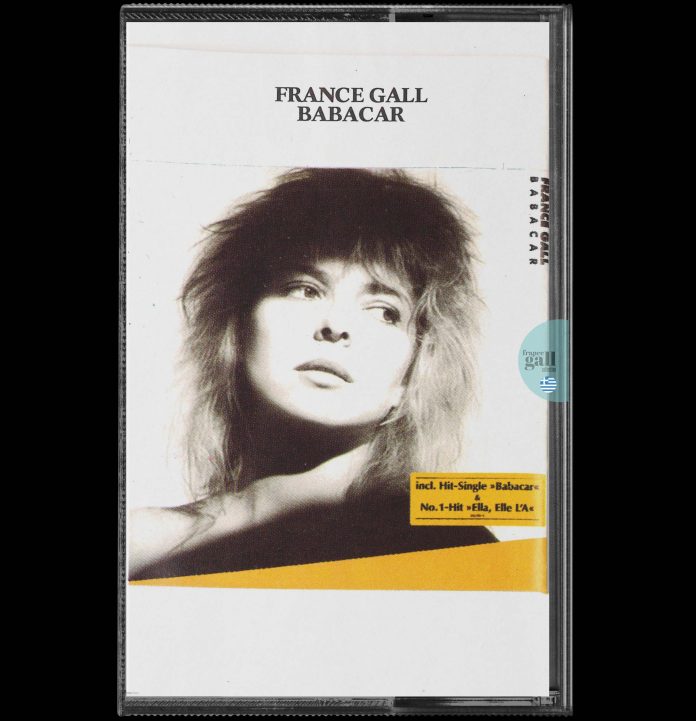Edition au format cassette (K7) parue en Grèce le 3 avril 1987 de Babacar, le 6ème album studio que Michel Berger a produit pour France Gall.