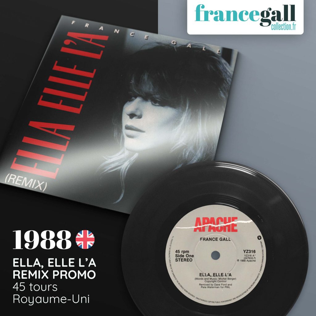 Ce 45 tours remix et promotionnel en provenance du Royaume-Uni est le 2ème extrait de Babacar, le 6ème album studio que Michel Berger a produit pour France Gall, avec les titres Ella, elle l'a et Dancing brave.