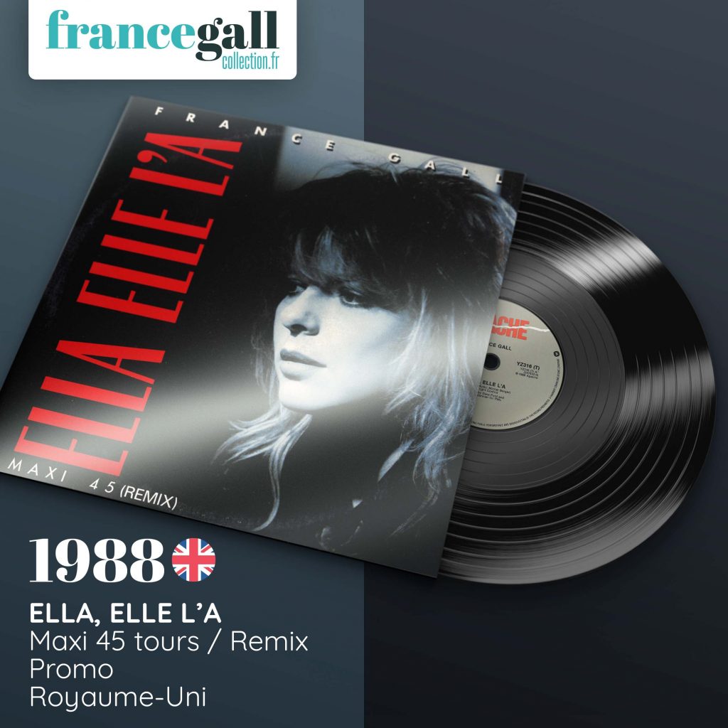 Ce 45 tours maxi, promotionnel, est édité au Royaume-Uni en 1988. Il contient 3 extraits de Babacar, le 6ème album studio que Michel Berger a produit pour France Gall.
