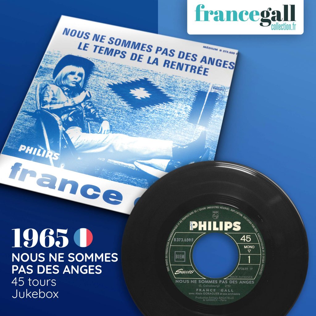 Ce 45 tours réservé aux jukebox contient 2 titres de France Gall, disponibles également sur l'album Baby pop qui est le cinquième disque sur vinyle de France Gall, sorti en pleine période yéyé en octobre 1966.