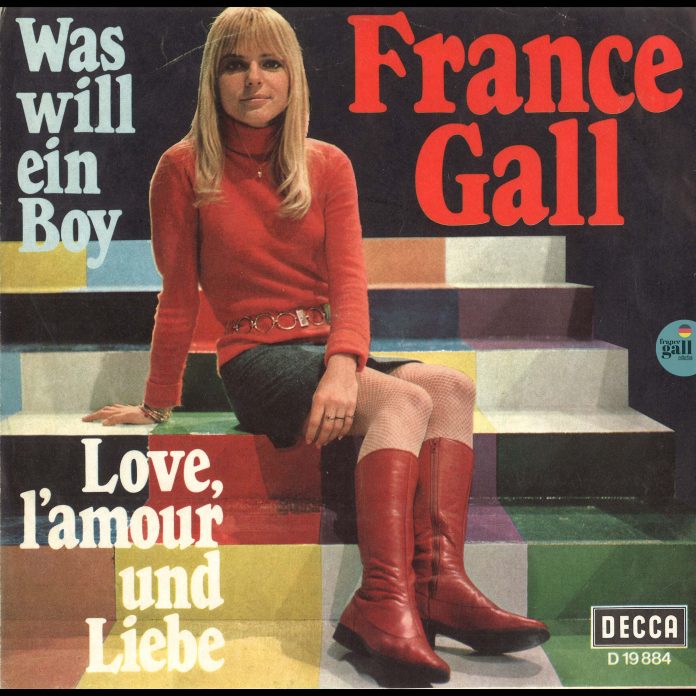 Ce 45 tours provenant d'Allemagne contient 2 titres de France Gall chantés en Allemand disponibles également sur l'album compilation de 1968 Vive la France Gall avec en face 1, le titre Was will ein Boy et Love, l’amour und liebe en face 2.