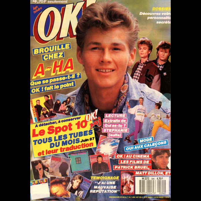 Paroles de la chanson Babacar dans le magazine OK! N° 594 du 1er au 7 juin 1987