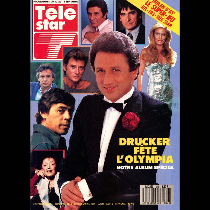 Télé Star du 12 au 18 septembre 1987 : Stéphane Colaro sur la balançoire entre Rik et France Gall (presse)