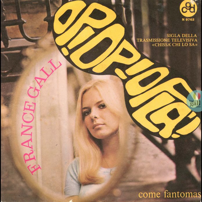 Ce 45 tours (plutôt rare) en provenance d’Italie contient le titre Op! Op! Opla! chanté en italien par France Gall. Ce titre était le générique d'une émission télévisée italienne de1961 à 1972.