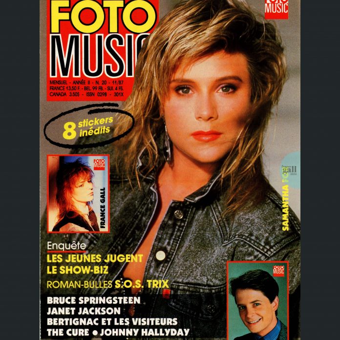 1987 France Gall Presse En jambes pour le Zénith Foto Music Novembre 87 001