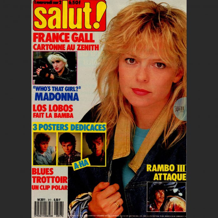 1987 France Gall Presse France Gall au Zénith Salut magazine novembre 1987 001