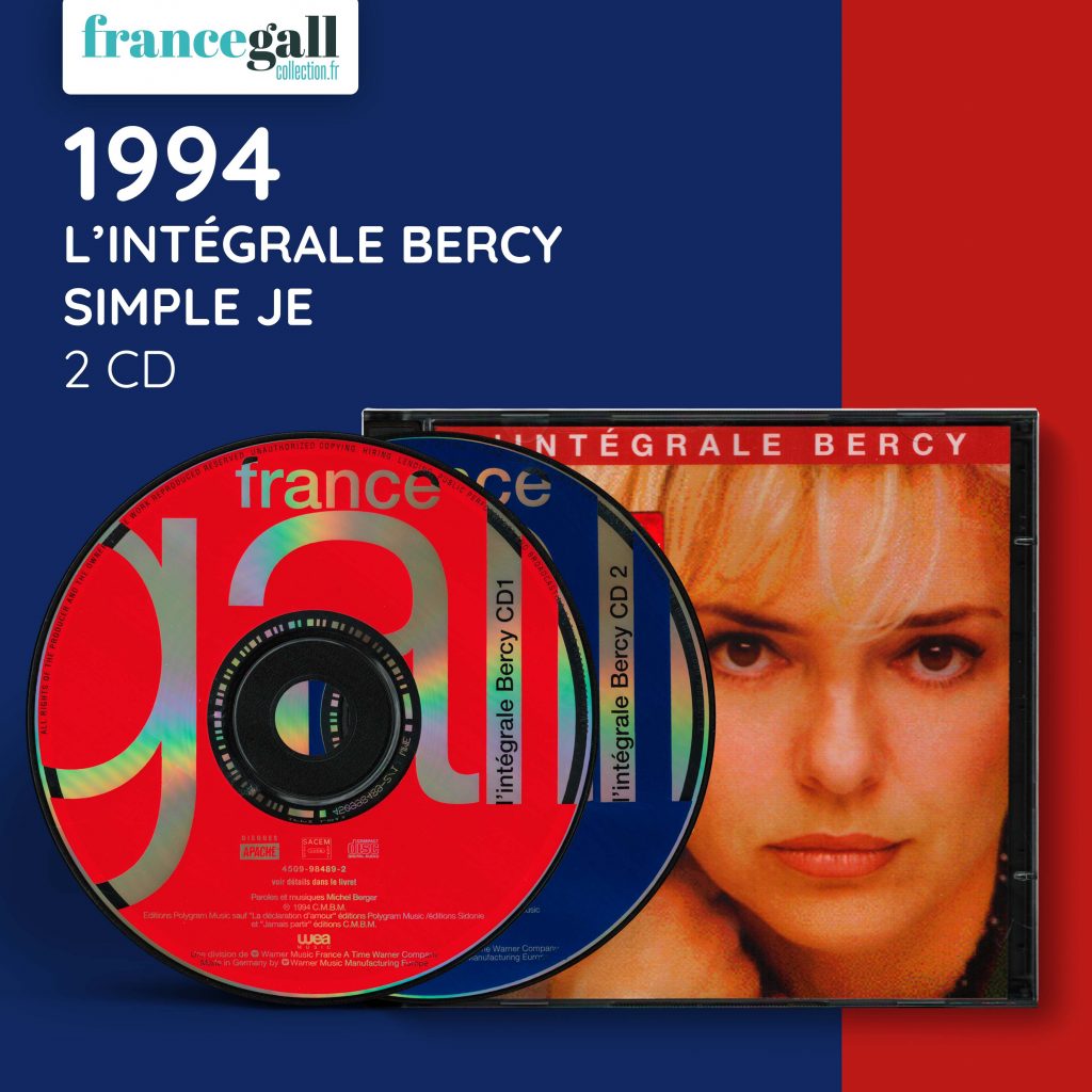 1994 Double CD France Gall Simple Je Lintégrale Bercy 016
