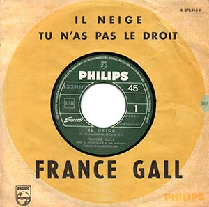 France Gall – Il Neige / Tu N'as Pas Le Droit