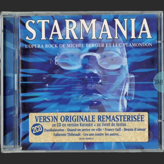 Cette réédition CD + karaoké de 1996 de Starmania, ou la passion de Johnny Rockfort selon les évangiles télévisés contient 20 extraits de l'opéra de Michel Berger et Luc Plamandon.