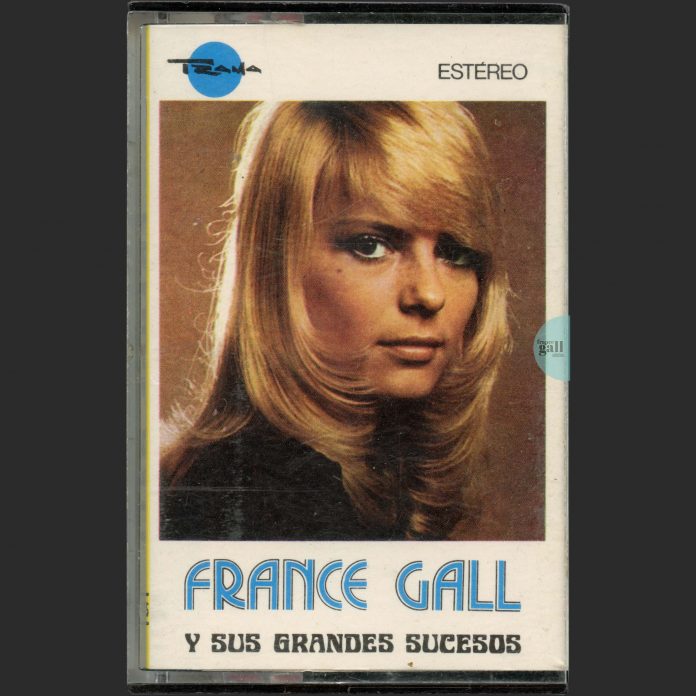 Edition de 1974 au format cassette provenant d'Espagne de l'album France Gall - Ses grands succès ou Les Années folles / Homme tout petit, le huitième album de France Gall édité en 1973 en vinyle.