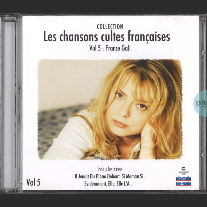 Compilation au format CD vendu par Nice-Matin et Var-Matin en 2008 contenant 14 titres cultes de France Gall.