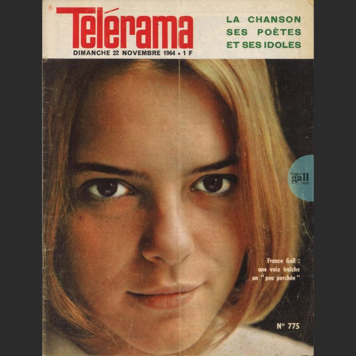 Couverture Télérama novembre 1964 : France Gall, une des nouvelles vedette de la chanson. Tiendra-t-elle ?