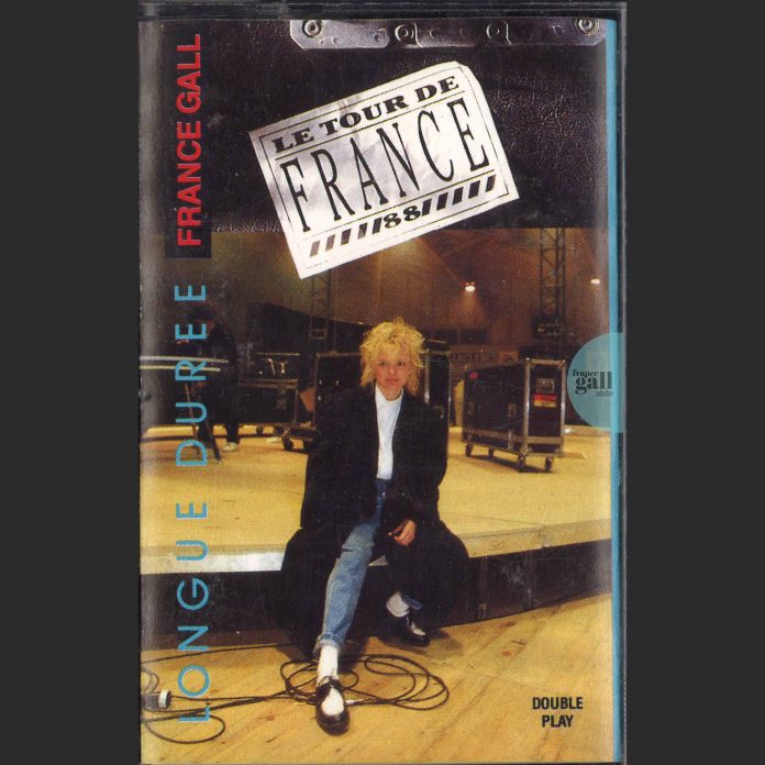 Album en concert de France Gall Le tour de France 88, au format K7, édité et pressé au Canada le 7 novembre 1988.