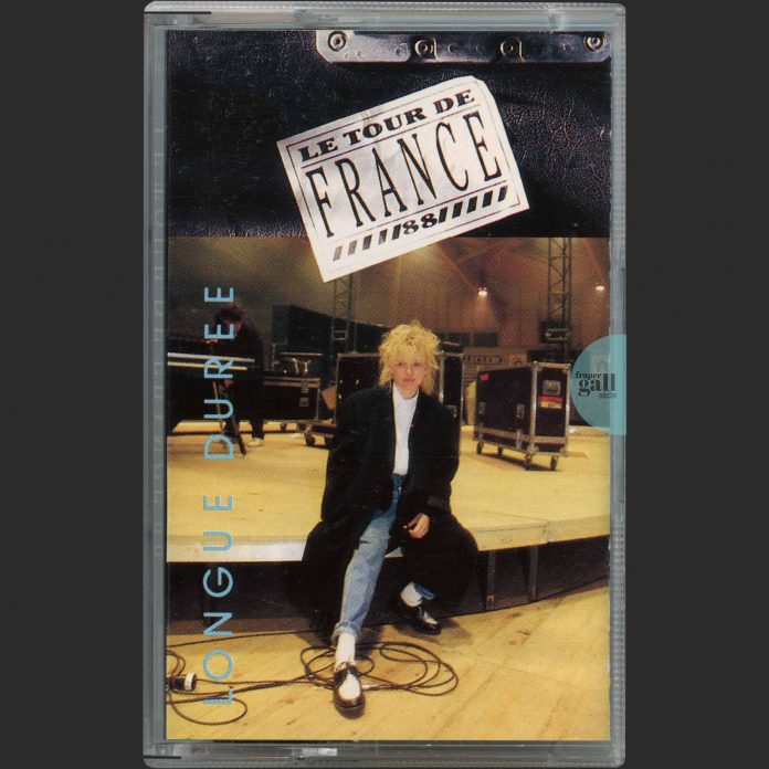 Album en concert de France Gall Le tour de France 88, au format K7, édité pour l'Europe et pressé en Allemagne le 7 novembre 1988.