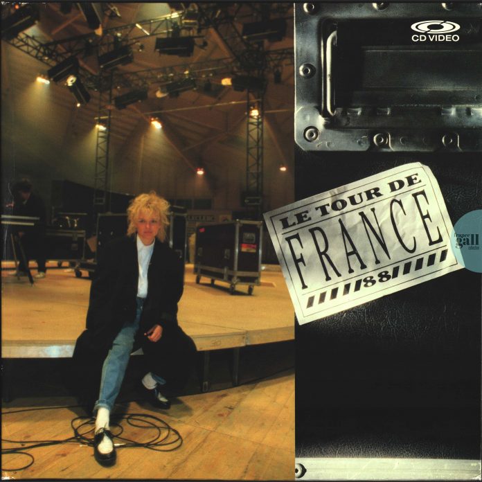 Album France Gall en concert Le tour de France 88, au format CD vidéo, édité pour l'Europe et pressé au Royaume-Uni en janvier 1989.
