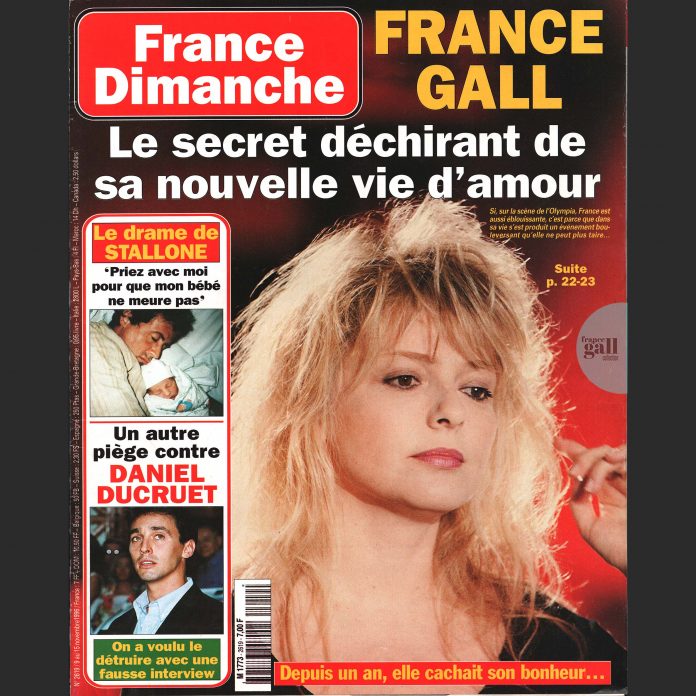 Ce qui est sûr, c'est que pour France Gall, 1996 restera comme une année essentielle et éclatante avec son album intitulé « France ».