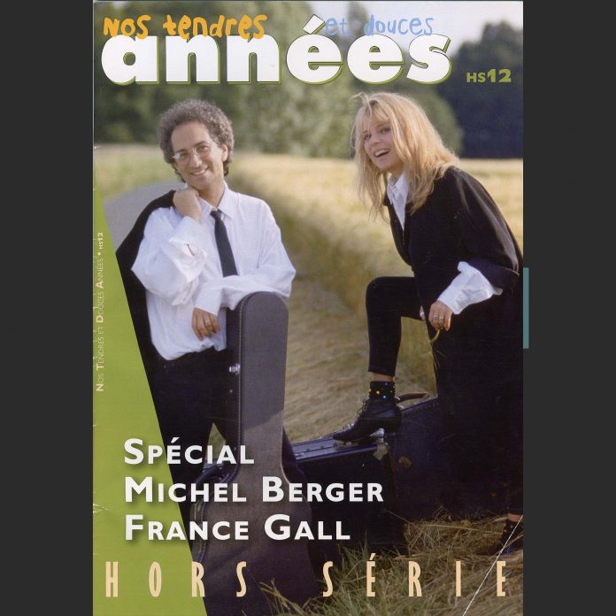 Numéro spécial de 40 pages du magazine Nos tendres et douces Années dédié aux artistes Michel Berger et France Gall en septembre 2011