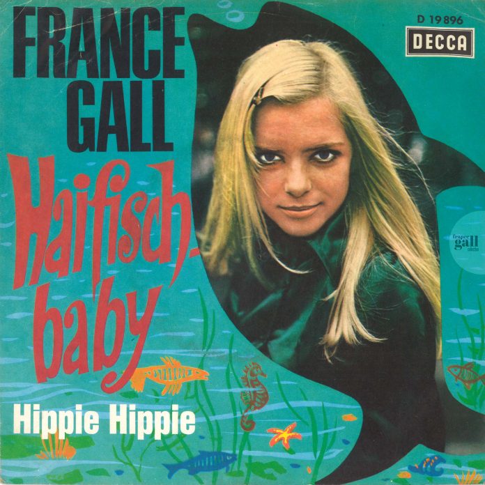 Ce 45 tours promotionnel en provenance d'Allemagne contient les titres Haifischbaby et Hippie hippie, chantés par France Gall en allemand.