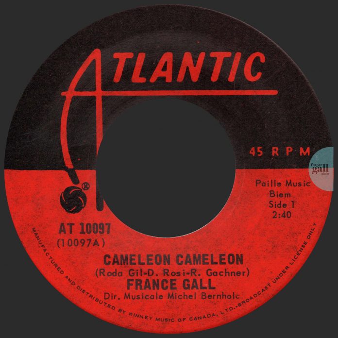 Ce 45 tours en provenance du Canada, destiné aux Jukebox, contient 2 titres édités en 1971, Caméléon, caméléon et Chasse-neige, jamais parus sur un autre vinyle ni réédités sur aucun autre support.
