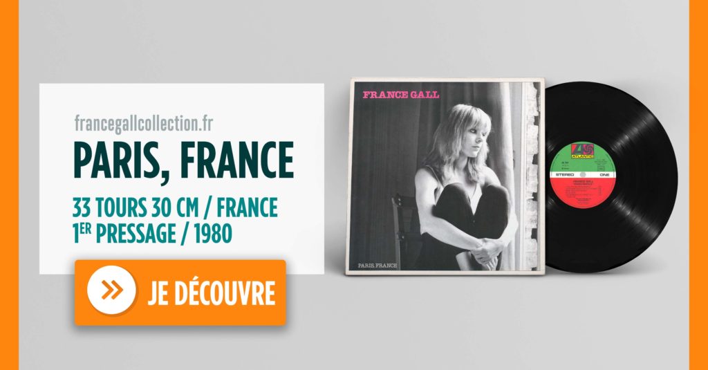 Cette édition du 19 mai 1980 de Paris, France, troisième album studio que Michel Berger a produit pour France Gall, est un premier pressage fabriquée en France. La pochette n'indique pas le titre Il jouait du piano debout.