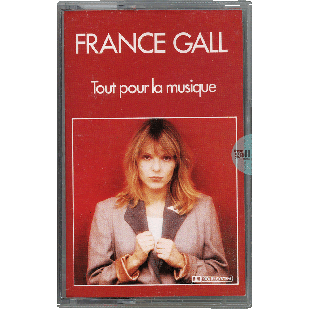Réédition Apache de 1987 au format cassette de Tout pour la musique, le quatrième album studio que Michel Berger a produit pour France Gall, initialement paru le 10 décembre 1981.