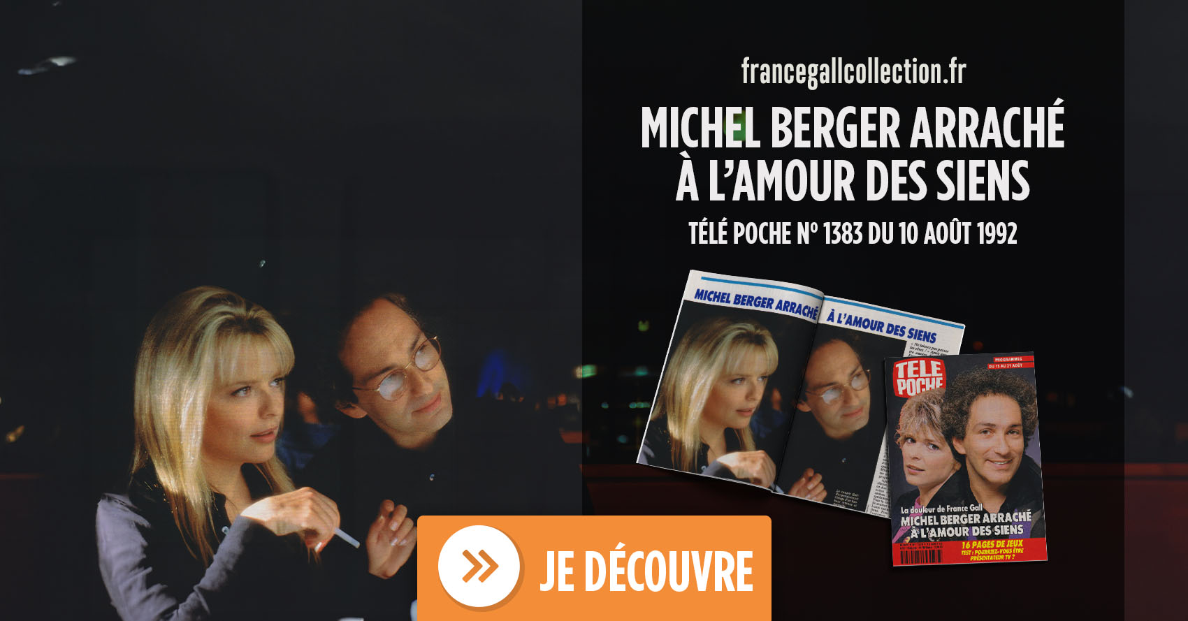 Après quatre années de silence, France Gall venait d’enregistrer son tout dernier album avec Michel Berger, l'homme de sa vie et de ses chansons depuis 19 ans.