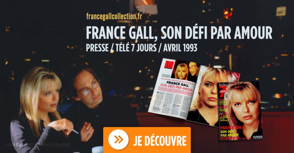 France Gall a choisi «Taratata», le samedi 10 avril sur France 2, et "Télé 7 Jours", pour évoquer son grand retour face au public, du 1er au 6 juin à Paris sur la scène de Bercy.