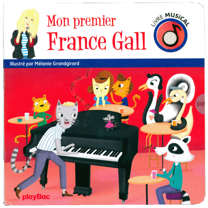 Livre sonore musical sur les chansons de France Gall, édité initialement le 14 octobre 2020 aux édition playBac.